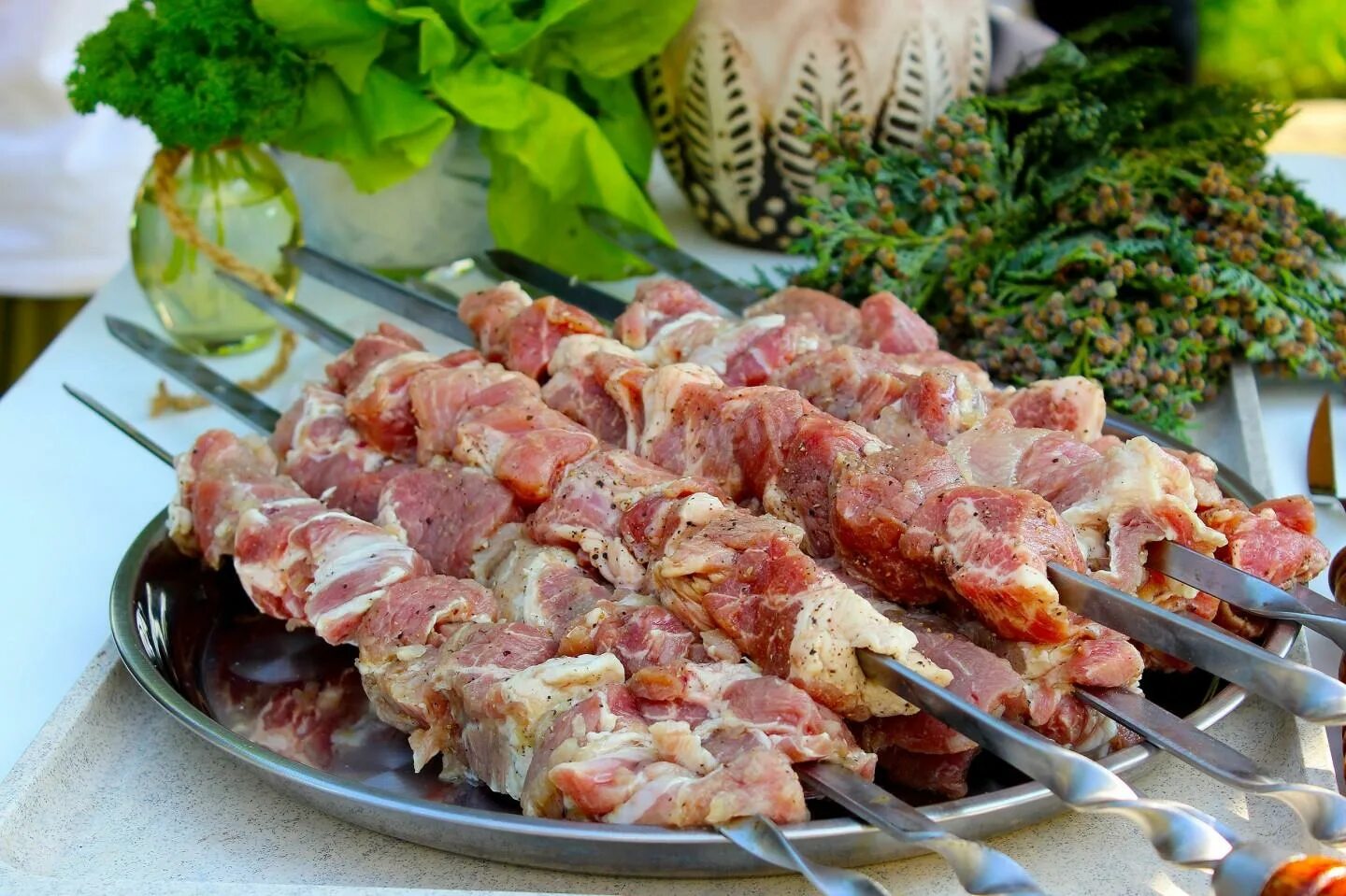 Маринованное мясо свинины