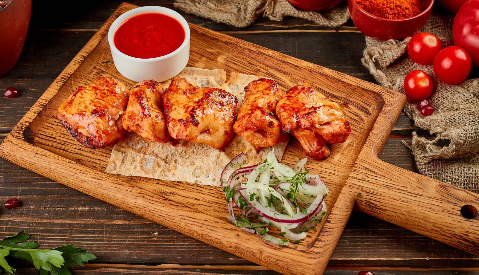 Шашлык из куринного филе