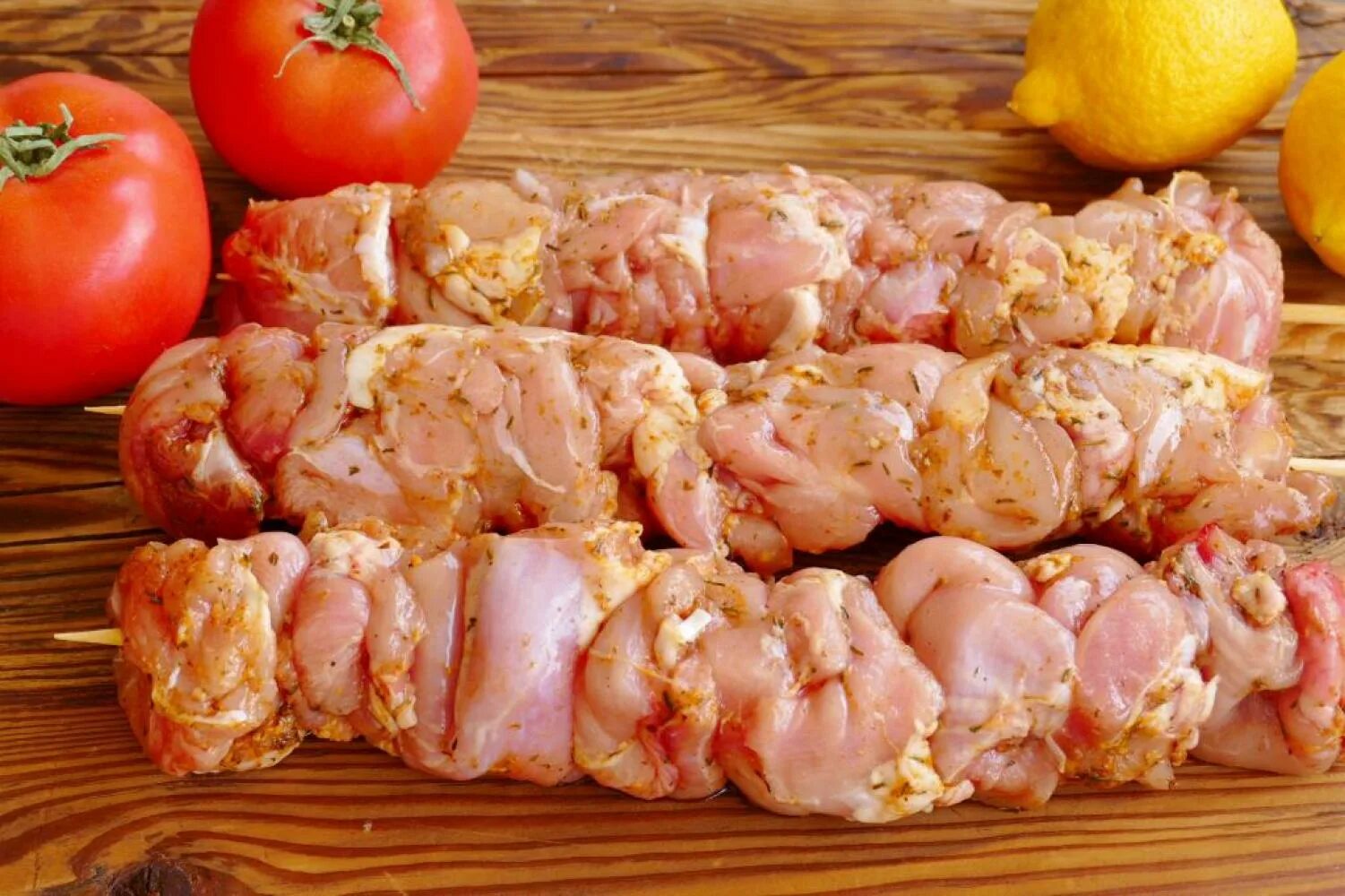 Маринованное мясо из куринного филе